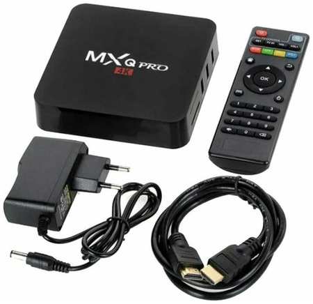 Смарт ТВ приставка цифрового телевидения Smart TV Box MXQ Pro 4K 5G / Андроид / ТВ бокс, медиаплеер, для дома и дачи с HDMI и Wi-Fi на Android 19846439042815