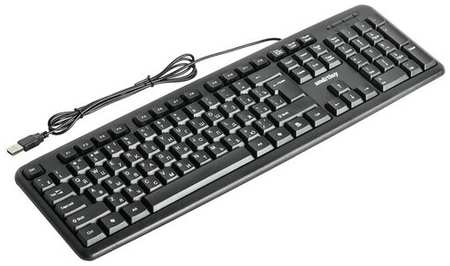 Клавиатура Smartbuy ONE 112, проводная, мембранная, 104 клавиши, USB, чёрная 19846439351904