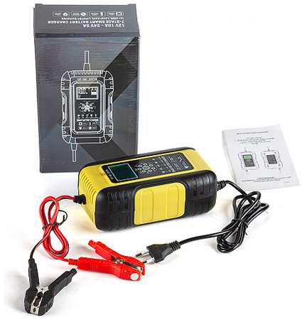 Rutrike Зарядное устройство для AGM, жидкостных и LiFePo4 аккумуляторов 12-24V/6-180AН