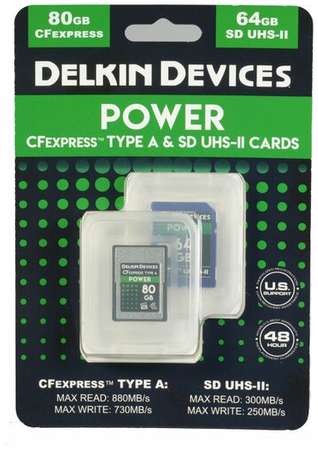 Комплект Delkin Devices Power CFexpress Type A 80GB+SD 64GB V90 Card Bundle 19846443975746