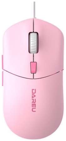 Мышь проводная Dareu LM121 Pink (розовый) 19846443987149
