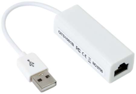 Внешняя сетевая карта USB2.0(M) - RJ-45(F) 10100 LAN-01 19846446488442