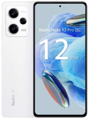 Смартфон Xiaomi Redmi Note 12 Pro 5G 12/256 ГБ Global, Dual nano SIM, белый 19846446597368