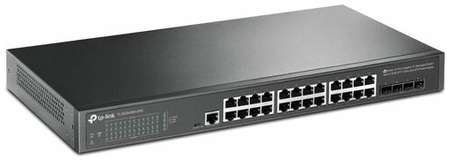 Коммутатор TP-Link JetStream 24-Port Gigabit L2+ Managed Switch with 4 10GE SFP+ Slots and UPS Power Supply 19846446747468