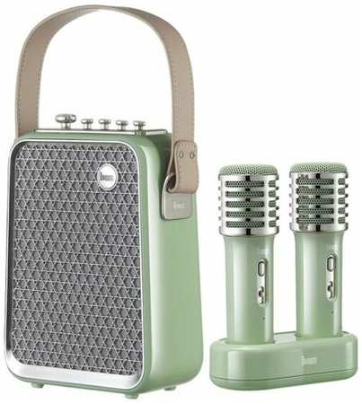 Портативная колонка с двумя микрофонами Divoom SongBird-HQ, зеленый 19846450200957