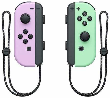 Nintendo Набор из 2-х контроллеров Joy-Con Пастельный Фиолетовый/Пастельный Зеленый Оригинал (Switch) 19846457550070