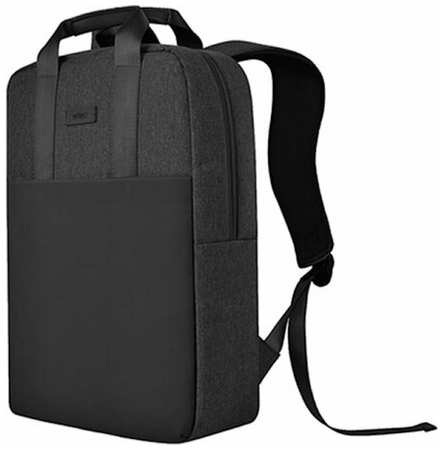 Рюкзак для ноутбука WiWU Minimalist Backpack 15,6 дюйма, водонепроницаемый - Черный 19846457829633