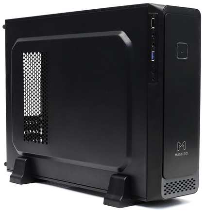 Корпус Mastero BCS-01 mATX, Slim-Desktop, 400 Вт черный (MST-BCS-01-400W-B) 19846459106727