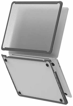 Чехол на макбук WiWU Haya Shield для MacBook Pro 14.2 дюйма (2021), серый 19846459447971
