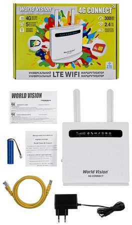 World Vision Роутер Wi-fi двухдиапазонный беспроводной маршрутизатор с внешними антеннами LTE 4G CONNE 19846461018762