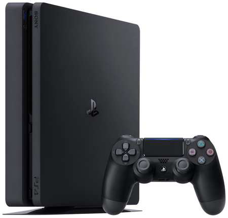 Игровая приставка Sony PlayStation 4 Slim 1000 ГБ HDD, без игр, черный 19846464355472