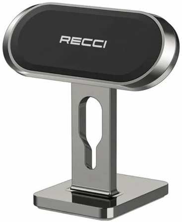 Держатель для телефона автомобильный Recci RHO-C20, магнитный на приборную панель, серый 19846464405605