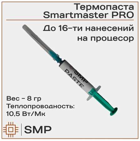 Термопаста 10.5Вт/мК SmartMaster PRO 8гр. 19846466455636