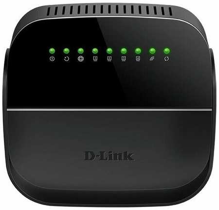 Wi-Fi роутер D-LINK DSL-2740U/R1A, ADSL2+, черный 19846468502034