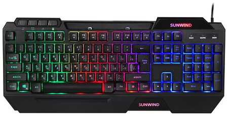 Клавиатура SunWind SW-K515G, USB, черный 19846468502250