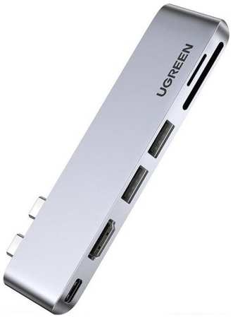 Разветвитель USB UGREEN для MacBook , 3 x USB 3.0, HDMI, SD/TF(80856) 19846468887997