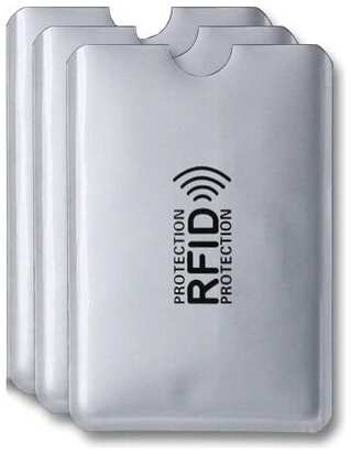 Регарт Защитный чехол для карт с NFC комплект 3 шт