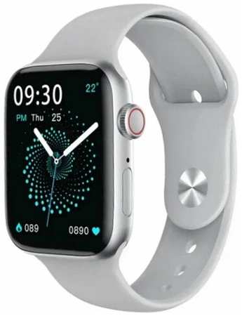Умные Смарт-часы - Smart X8 Max, с силиконовым ремешком, цвет серебристый, 1 шт 19846470587302