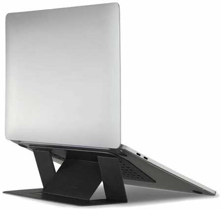 Подставка из веганской кожи на клейкой основе MOFT Adhesive Laptop Stand для MacBook ( янтарь | Jet )