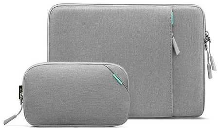 Папка Tomtoc Defender Laptop Sleeve Kit 2-in-1 A13 для Macbook Pro/Air 13″, серая 19846475424790