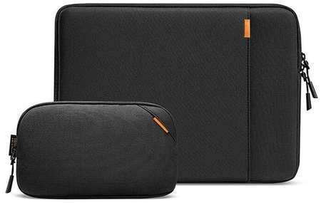 Чехол-папка Tomtoc Defender Laptop Sleeve Kit 2-in-1 A13 для Macbook Pro/Air 13″, черная