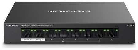 Mercusys MS108GP Настольный коммутатор с 8 гигабитными портами (7 портов PoE+) 19846476999110