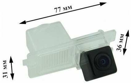 Камера заднего вида CCD HD для SsangYong Actyon Sports I (2006 - 2012) 19846478172423