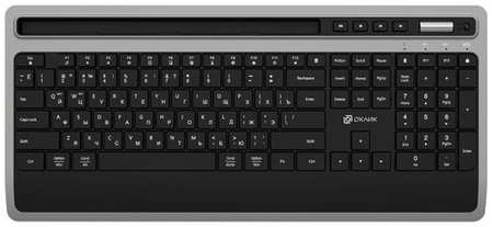 OKLICK Клавиатура Оклик 860S серый/черный USB беспроводная BT/Radio slim Multimedia (подставка для запястий) (1809323) 19846478412773