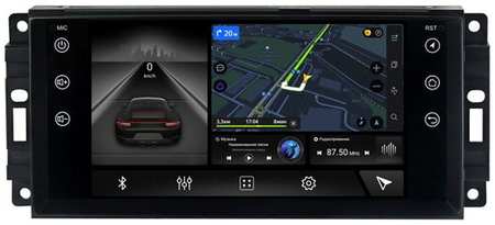 Штатная магнитола Jeep Commander, Compass, Grand Cherokee, Liberty, Wrangler Canbox H-Line 7708 4/64 Android 10 (4G-SIM, DSP, IPS)