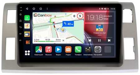 Штатная магнитола Canbox H-Line 3799-10-1129 Toyota Estima 3 (2006-2016), Previa 3 (XR50) (2006-2019) (серебристая, правый руль) Android 10 (4G-SIM, 4