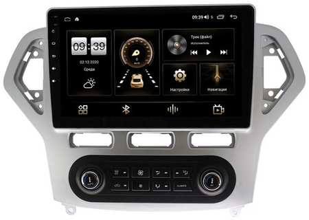 Штатная магнитола Ford Mondeo 4 (2006-2010) Canbox H-Line 4165-1016 встроенный климат Android 10 (4G-SIM, 4/32, DSP, QLed)