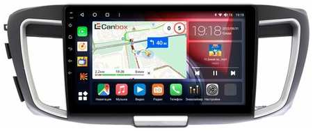 Штатная магнитола Honda Accord 9 (2012-2019) Canbox H-Line 3799-10-1156 на Android 10 (4G-SIM, 4/64, DSP, QLed)