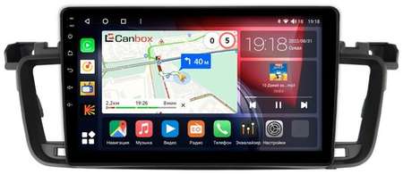 Штатная магнитола Canbox H-Line 4196-9-271 для Peugeot 508 (2011-2018) на Android 10 (4G-SIM, 6/128, DSP, QLed)