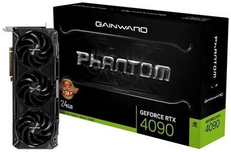 Видеокарта Gainward GeForce RTX 4090 Phantom GS, 24 ГБ (NED4090S19SB-1020P) 19846484035574
