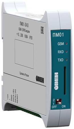 GSM/GPRS модем овен ПМ01-24. АВ 19846487162517