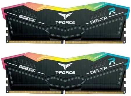 Оперативная память Team Group DDR5 T-Force Delta RGB 48GB (2x24GB) 7600MHz CL36 (36-47-47-84) 1.4V Black (FF3D548G7600HC36EDC0) 19846494250986