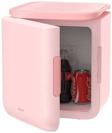 Мини-холодильник Baseus Igloo Mini Fridge for Students (6L Cooler and Warmer) 220V EU Pink (ACXBW-A04) 19846498372721