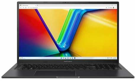 Ноутбук ASUS Vivobook 17X M3704YA-AU088 17.3 (1920x1080) IPS/AMD Ryzen 7 7730U/16ГБ DDR4/1ТБ SSD/Radeon Graphics/Без ОС черный (90NB1192-M003S0) 19846506663139