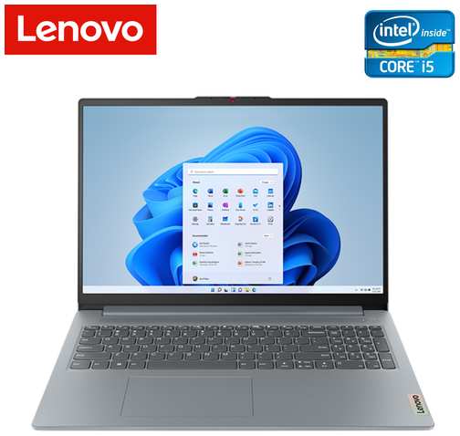 15.6″ Ноутбук Lenovo IdeaPad Slim 3 15IAH8, Intel Core i5-12450H (4.4 ГГц) 8 ядер, RAM 8 ГБ LPDDR5, SSD 1024 ГБ, Windows 11 Pro, русская клавиатура, серый 19846507831982