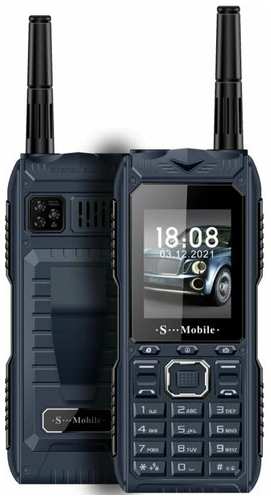 Телефон S Mobile S555 Pro, 4 SIM, синий 19846510064306