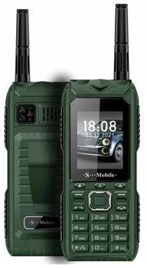 Телефон S Mobile S555 Pro, 4 SIM, зелeный 19846510121357