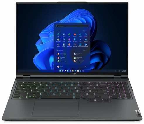 16″ Ноутбук Lenovo Legion 5 Pro 16IAH7H, 165Гц 2560x1600, Intel Core i7-12700H 4.7 ГГц, 14 ядер, RAM 16 ГБ DDR5, SSD 1024 ГБ, NVIDIA GeForce RTX 3070 (8ГБ), Windows 11 Pro, Русская клавиатура