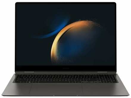 Ноутбук SAMSUNG Galaxy Book 3 Pro 360 16″, Гравировка, Евровилка, Graphite (NP960QFG-KA1IN_gopwr) 19846511063131