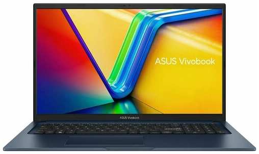 Ноутбук ASUS Vivobook 17 X1704ZA-AU342 90NB10F2-M00DE0, 17.3″, IPS, Intel Core i7 1255U 1.7ГГц, 10-ядерный, 16ГБ DDR4, 512ГБ SSD, Intel Iris Xe graphics, без операционной системы, синий 19846519782547
