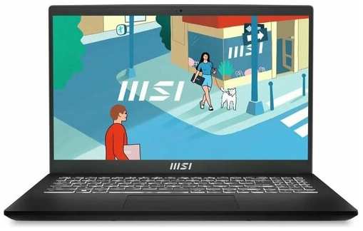 Ноутбук MSI Modern 15 H B13M-021US 9S7-15H411-021, 15.6″, IPS, Intel Core i7 13620H 2.4ГГц, 10-ядерный, 32ГБ DDR4, 1ТБ SSD, Intel Iris Xe graphics, Windows 11 Home, черный 19846519784578