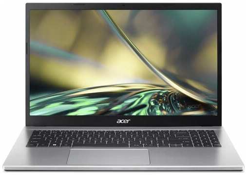 Ноутбук Acer Aspire 3 A315-59-30Z5 NX. K6TEM.005, 15.6″, IPS, Intel Core i3 1215U 1.2ГГц, 6-ядерный, 8ГБ DDR4, 512ГБ SSD, Intel UHD Graphics, без операционной системы, серебристый 19846519788857