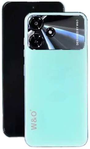 Смартфон W & O X100 4/64 ГБ, 2 SIM, зелeный 19846528973305