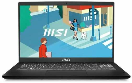 Ноутбук MSI Modern 15H B13M-095XRU Core i5 13420H/8Gb/512Gb SSD/15.6″ FullHD/DOS Black 19846532063676