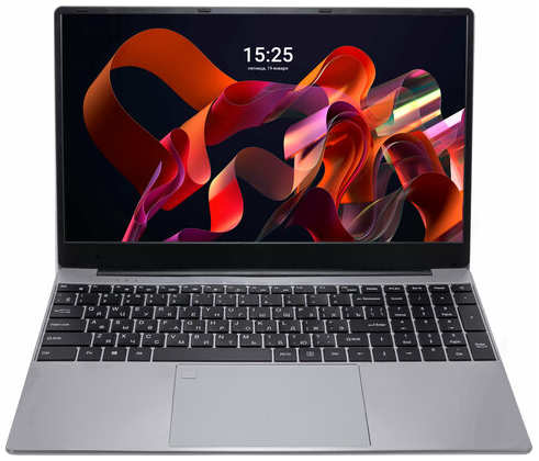 Ноутбук 15.6″ Notebook Intel N5095, RAM 16GB, SSD 512GB, WiFi, BT, (NB1565MS) Metal Silver 19846547183482