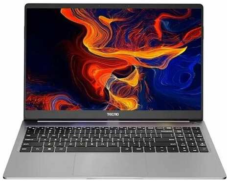 Ноутбук TECNO MegaBook T1 TCN-T1R5W15.1. SL, 15.6″, IPS, AMD Ryzen 5 5560U 2.3ГГц, 16ГБ LPDDR4, 1ТБ SSD, Win11H/silver